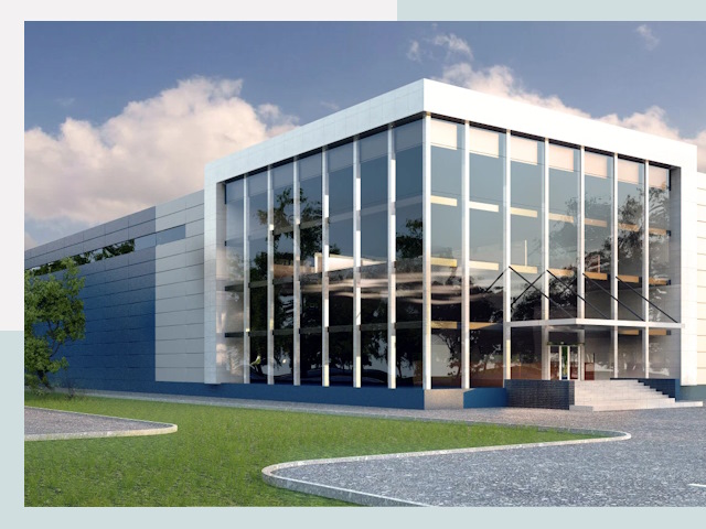 Торговые здания в клине