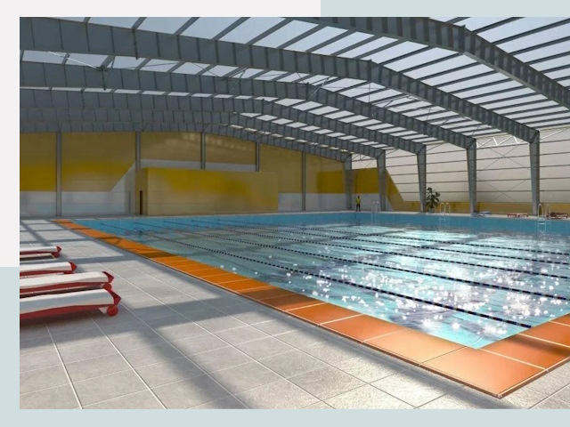 Строительство крытых бассейнов в клине