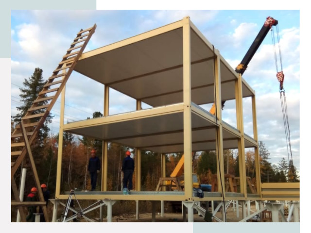 Строительство модульных здания Клин