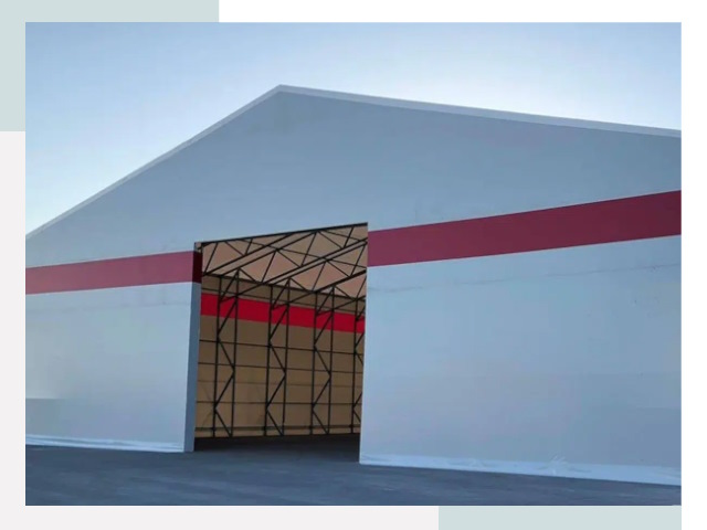 Быстровозводимые ангары в клине