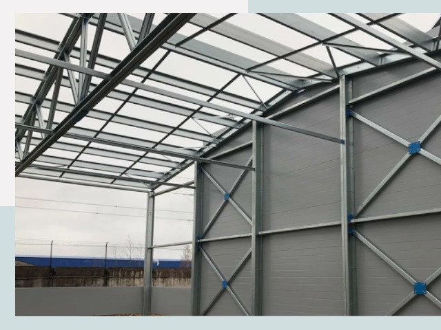 Каркасные ангары от СтальСтрой-Кли по цене от 615 руб.