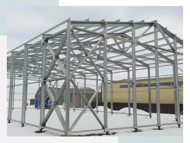 Каркасные ангары в клине