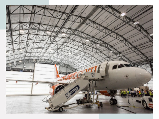 Авиационные ангары в клине