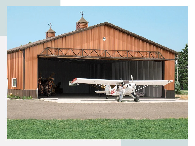 Ангары для самолетов в клине