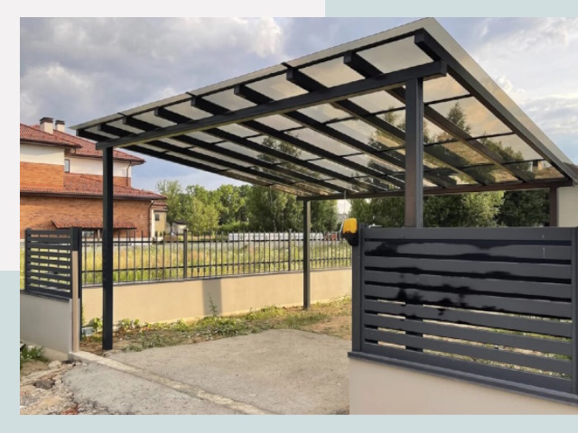 Металлические навесы в Клин от 615 руб. за м²