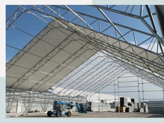 Каркасно-тентовые сооружения от СтальСтрой-Кли по цене 615 руб.