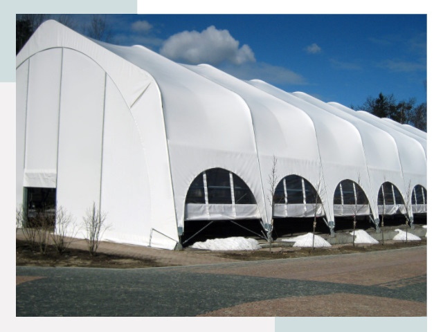 Каркасно-тентовые сооружения в клине