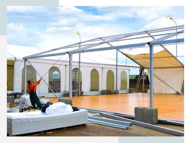 Быстро сборные шатры в клине