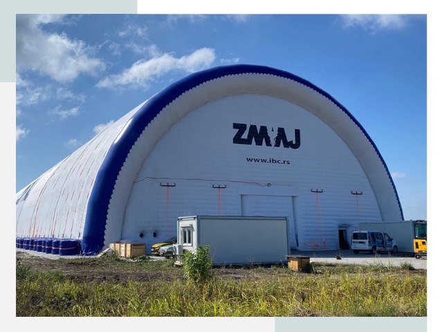 Брендирование ангаров в клине