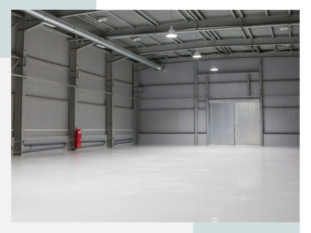 Полы для ангаров в клине