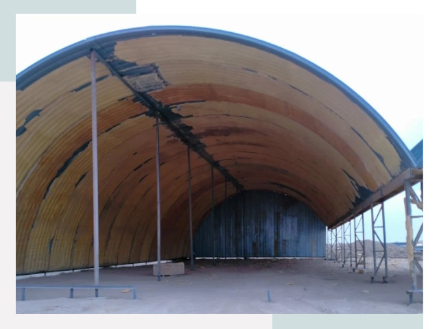 Реконструкция ангаров в клине