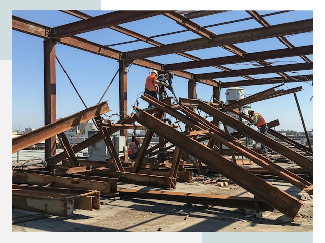 Демонтаж металлоконструкций в клине от 615 руб.