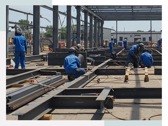 Монтаж металлоконструкций в клине от 615 руб.