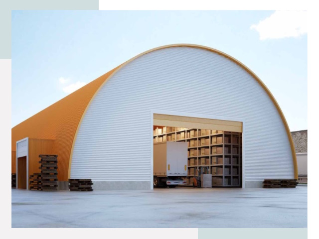 Проектирование ангаров в клине