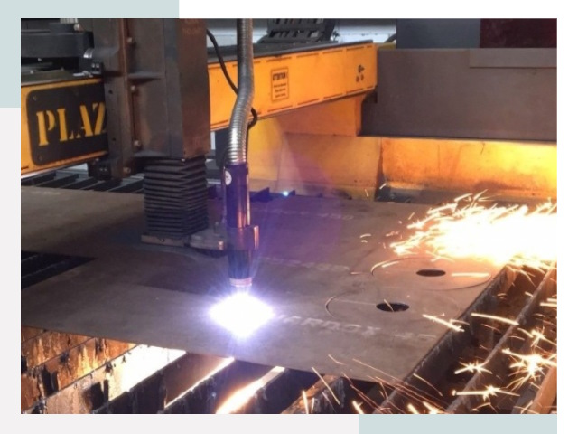 Плазменная резка металла в клине